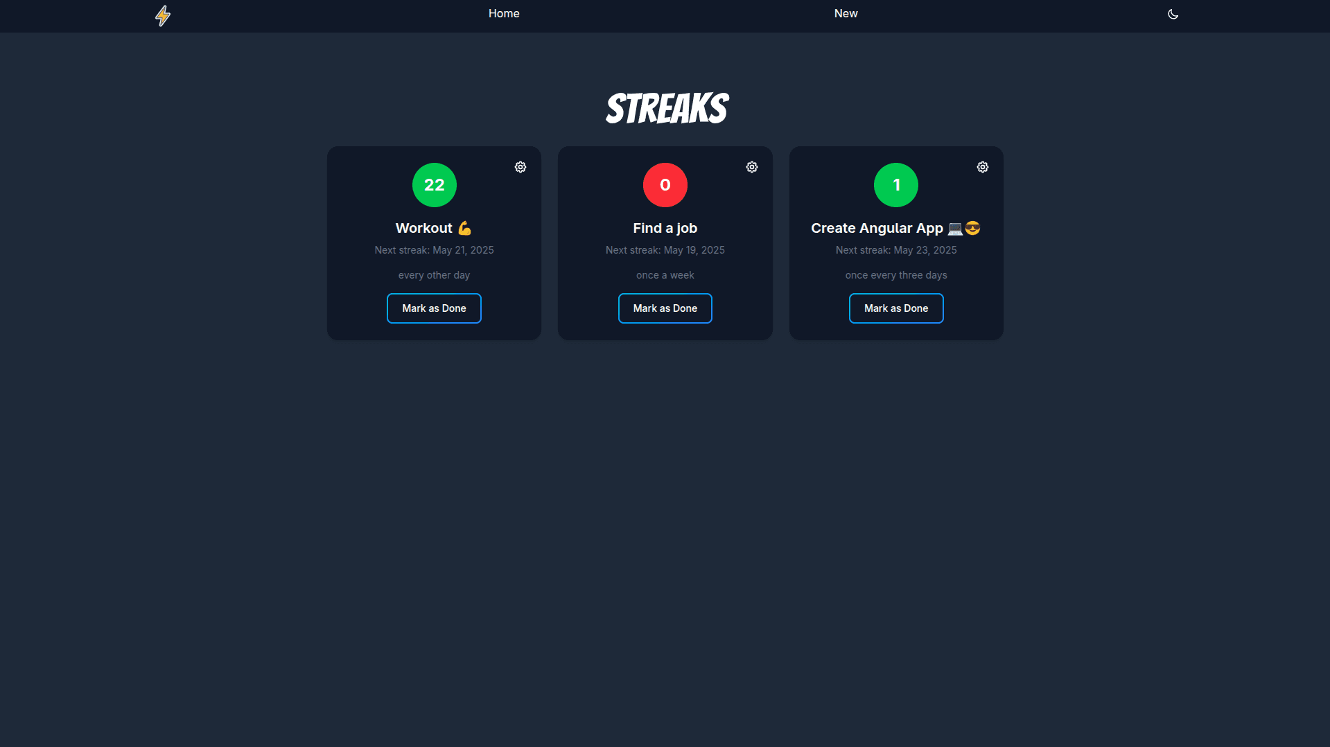 Streaks-app